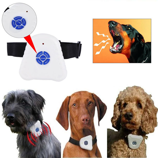 Ultrasonic Anti Barking Bark Dog Collar Safe Training Control Collar