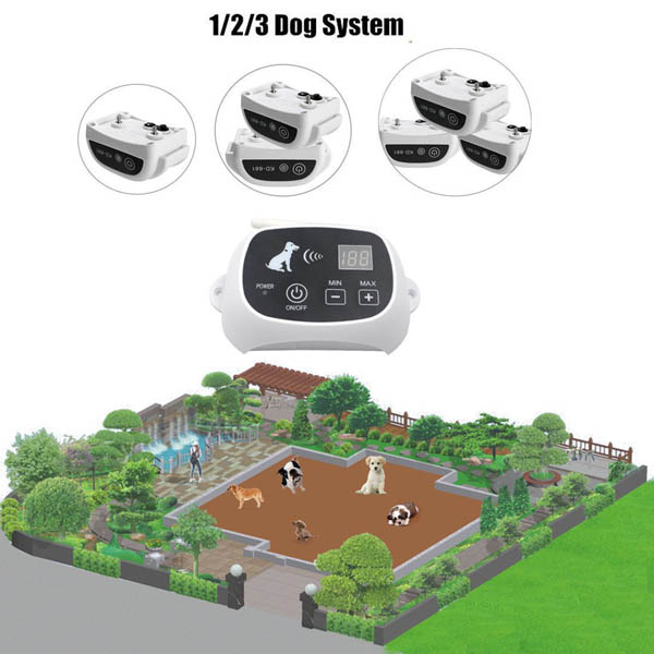 Outdoor Wireless Electronic Pet  Fence System for 2 dogs